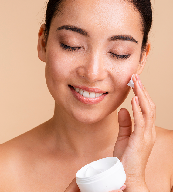 Home skin cleanser template face lotion image